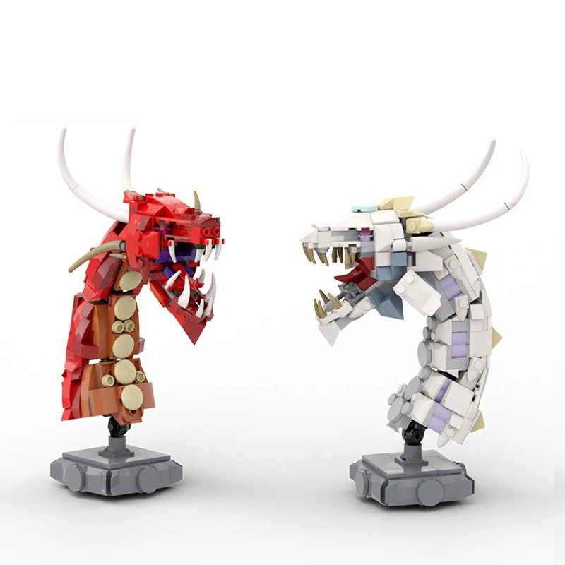 

Креативные строительные блоки OC, украшение, ледяной Огненный Дракон, строительные блоки для мальчиков, сложная сборка, модель, игрушка, подарок на день рождения, ручная работа