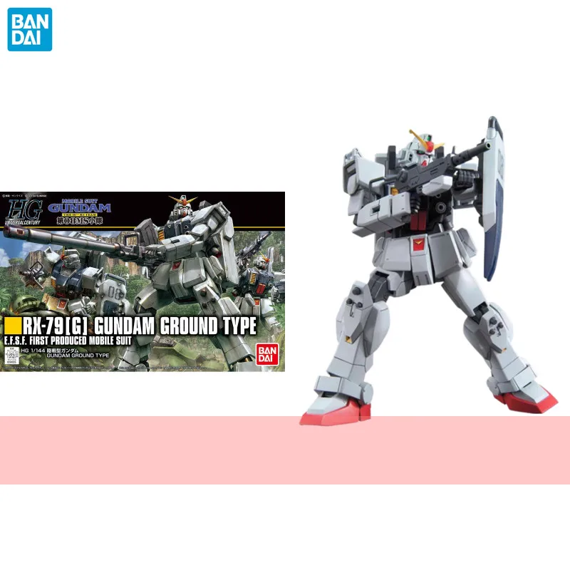 

Набор моделей Bandai Gundam аниме фигурки HGUC 1/144 RX-79[G] Gundam массовое производство фигурки сборные игрушки для детей