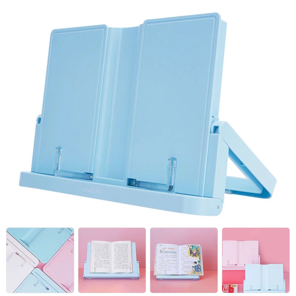 

Desk Book Reading Rack Portable Book Stand Book Rest Stand Laptop Support Adjustable Book Rack