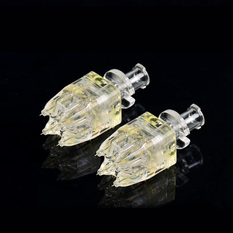 

5Pin Crystal Multi Needle Hydrolifting Gun Needle For EZ Vacuum Mesotherapy Meso Gun Injector 32G*1.5mm Water Light Needle