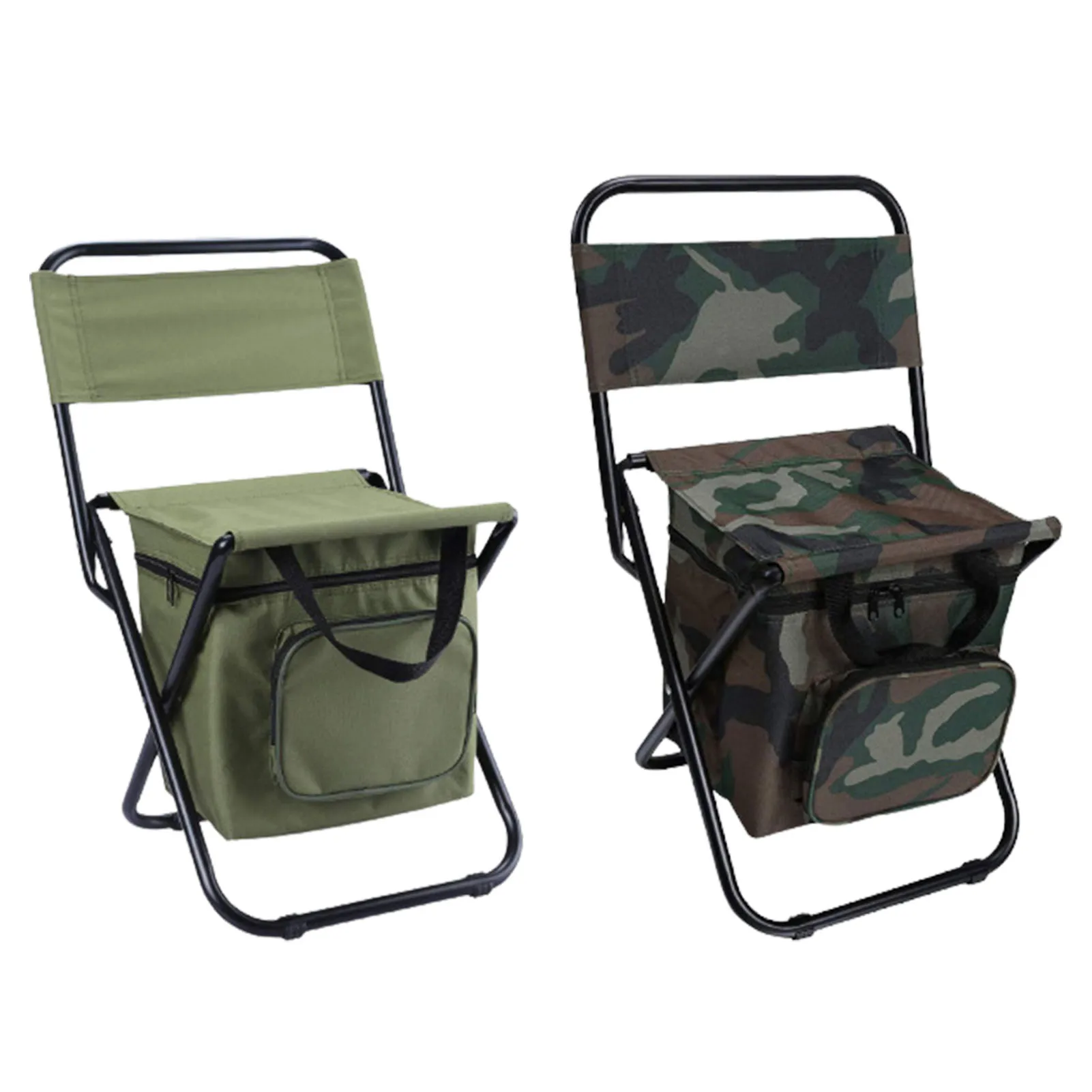 

Outdoor Fishing Chair Portable Foldable Camping Chair With Storage Bag Lightweight Home Garden Seat Picnics Beach Hiking Chair