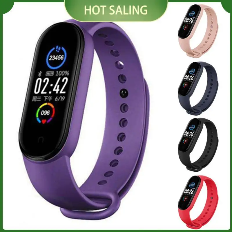 

Умный спортивный браслет 2023 M5, фитнес-трекер, шагомер, монитор сердечного ритма и артериального давления, браслеты с поддержкой Bluetooth