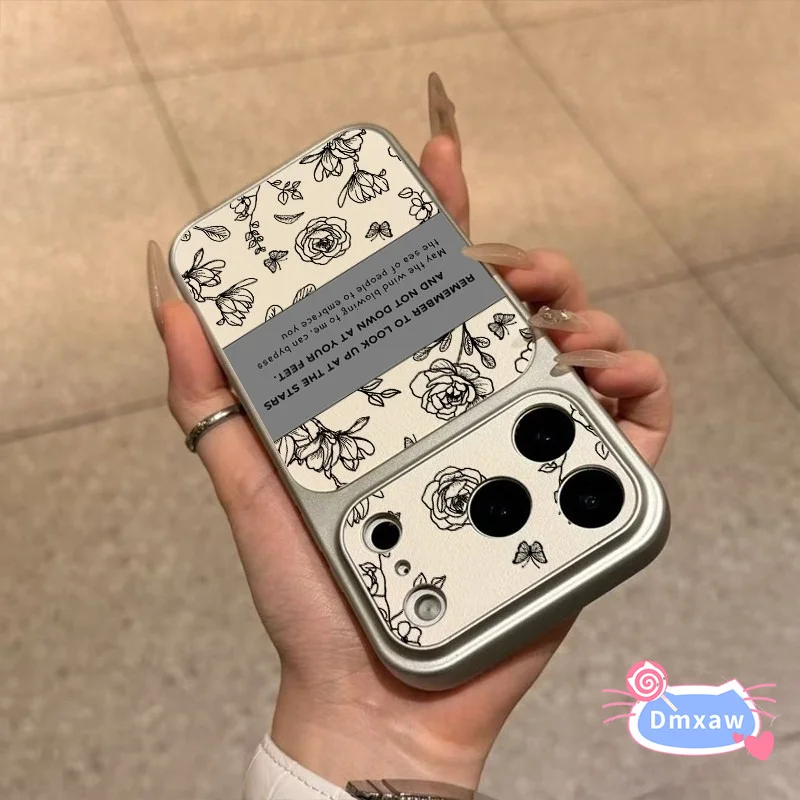 Фото Чехол для телефона Huawei Pura 70 Art P60 P50 P40 Pro Plus Honor 60 Magic 8 7 6 Pro 5 4 Lite с большим окном для просмотра и рисунком розы №1