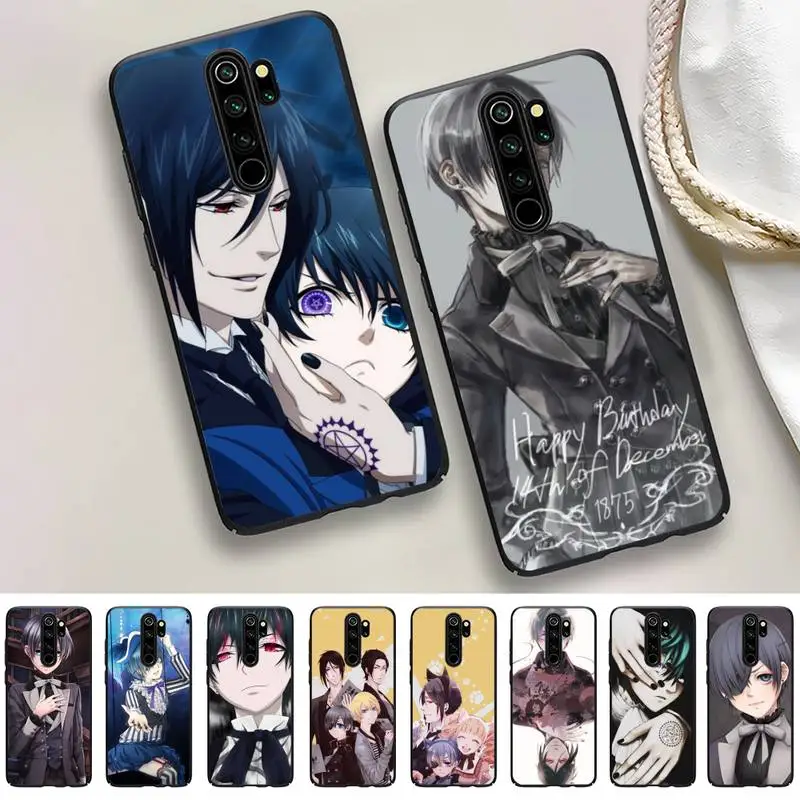 

Black Butler Phone Case for Redmi 5 6 7 8 9 A 5plus K20 4X S2 GO 6 K30 pro