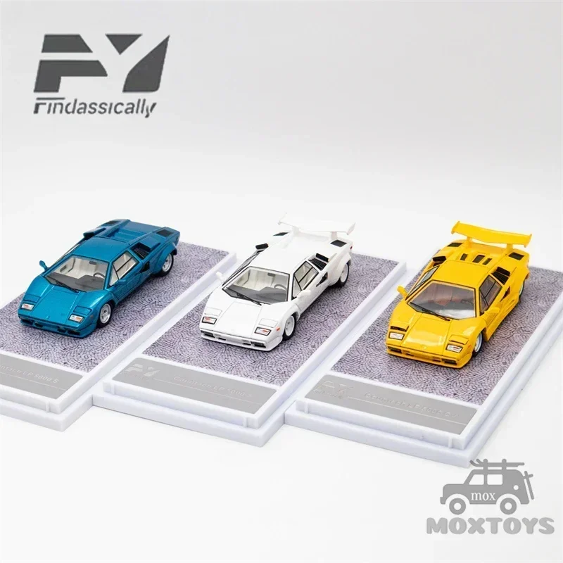 Finclassically 1:64 Countach LP 5000 Limited 799 Литая под давлением модель автомобиля **