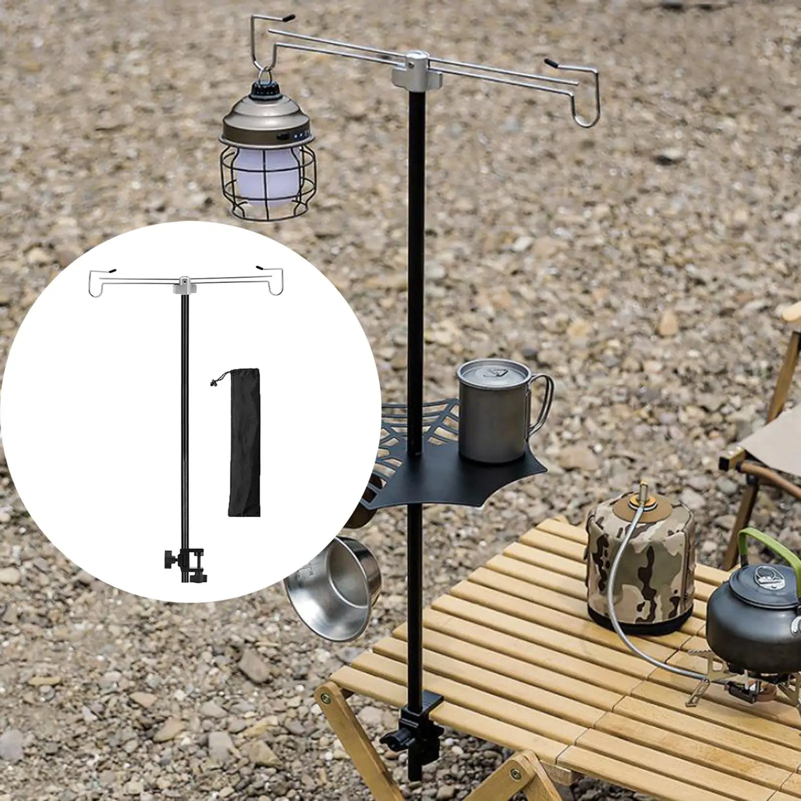 Регулируемый стержень для палатки наружный светильник кемпинга пикника |