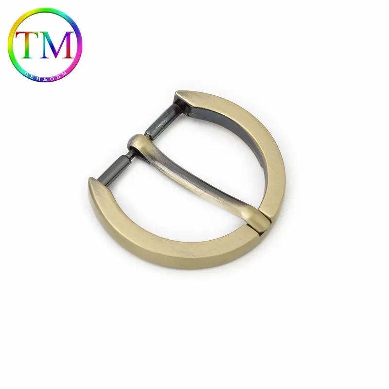 10-50Pcs Semicircle Strap Webbing Buckle Bag Strap Adjustable Buckles Flat Metal D Ring Pin Buckle Diy Hardware Accessories