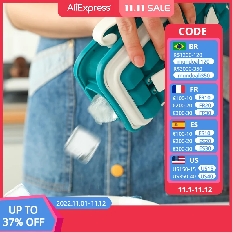 

18 Grid Ice Ball Maker Kettle Kitchen Bar Accessories Gadgets Creative Ice Cube Mold 2 In 1 Multi-function Container Pot Newest