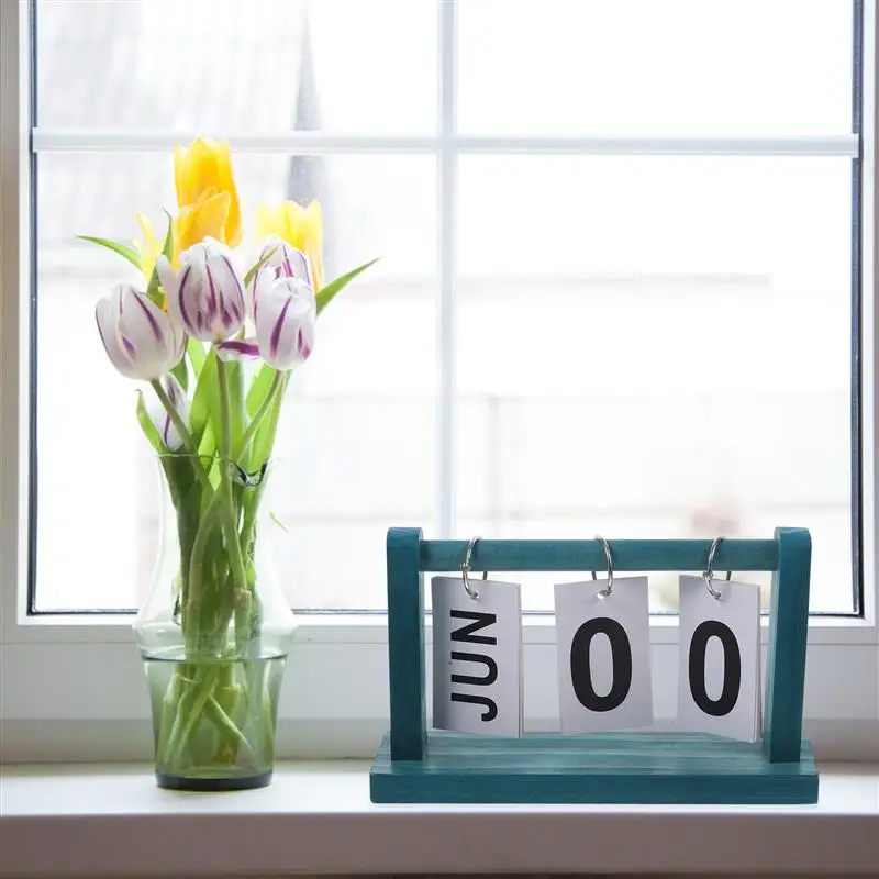 1 шт. 2025 винтажный настольный календарь с рисунком и заметками флип-календарь