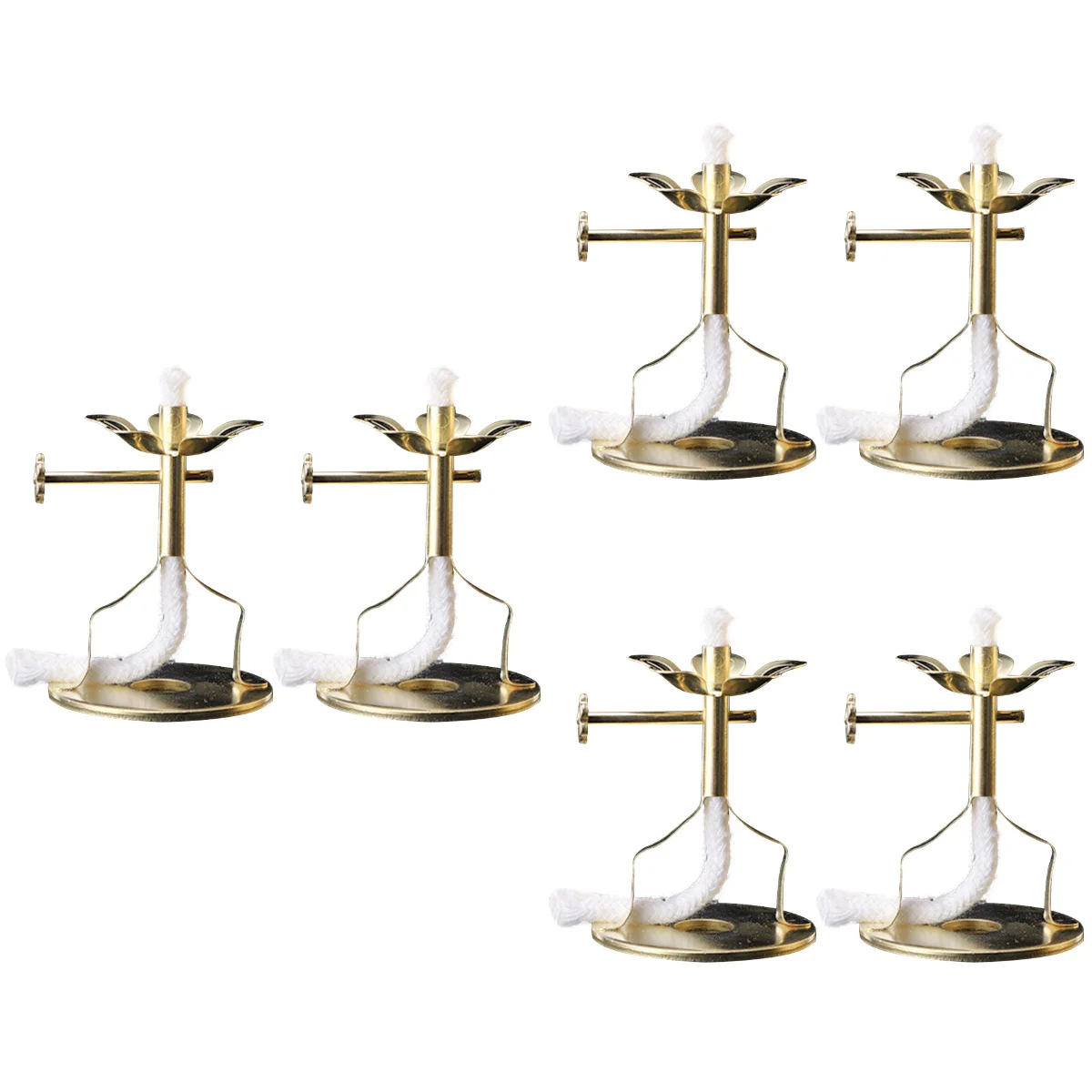 

Oil Lamp Holder Wickstick Cup Diya Holders Sticks Ghee Burner Replacement Candlepray Floating Cork Rack Butter Tibetan