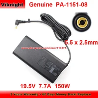 genuine thin pa 1151 08 ac adapter 19 5v 7 7a 150w charger for hasee g7 cu7na su10462 18006 with 5 5 x 2 5mm tip power supply