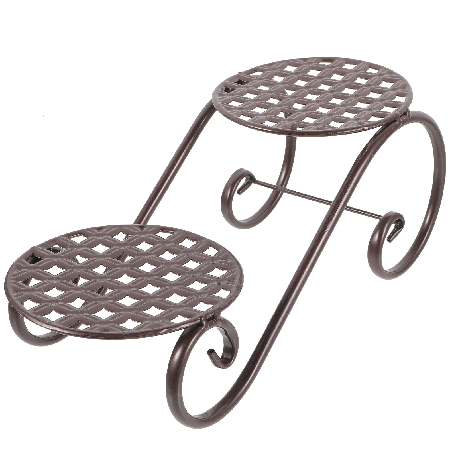 

Indoor Pots Plants Potted Stand Planter Home Floor Type Metal Display Flower Holder Iron