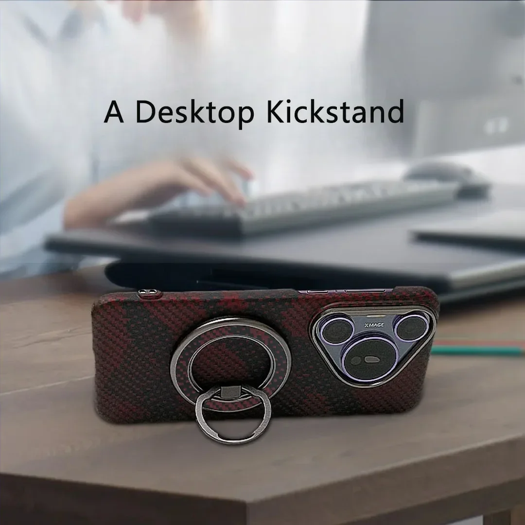 Натуральный арамидный металлический вращающийся на 360° кольцевой держатель из