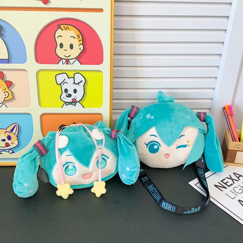 Hatsune Miku плюшевая сумка на плечо Kagamine Len шнурке большая упаковка мягкие плюшевые