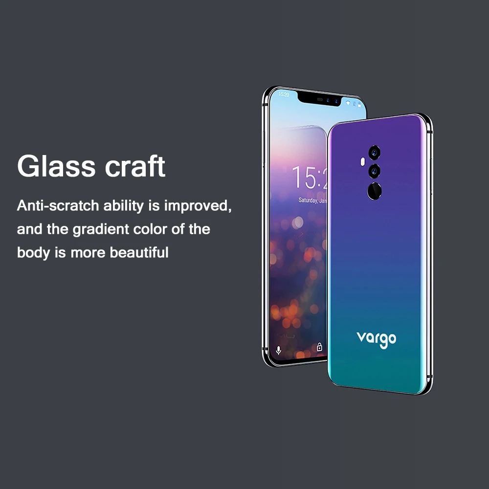 Смартфон Vargo VX4 6 2 дюйма + 128 ГБ 16 МП 3550 мАч |
