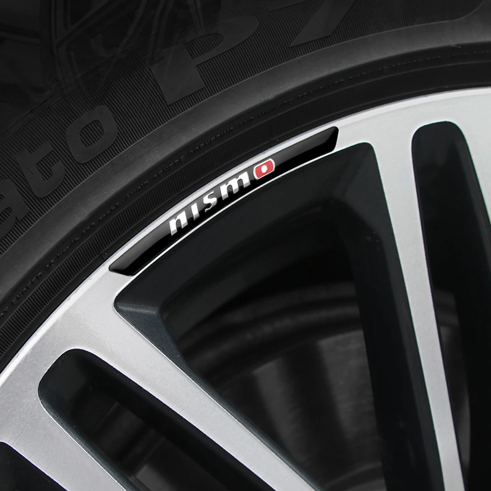 4 шт. изогнутые диски для автомобильных шин алюминиевые наклейки эмблема ступицы