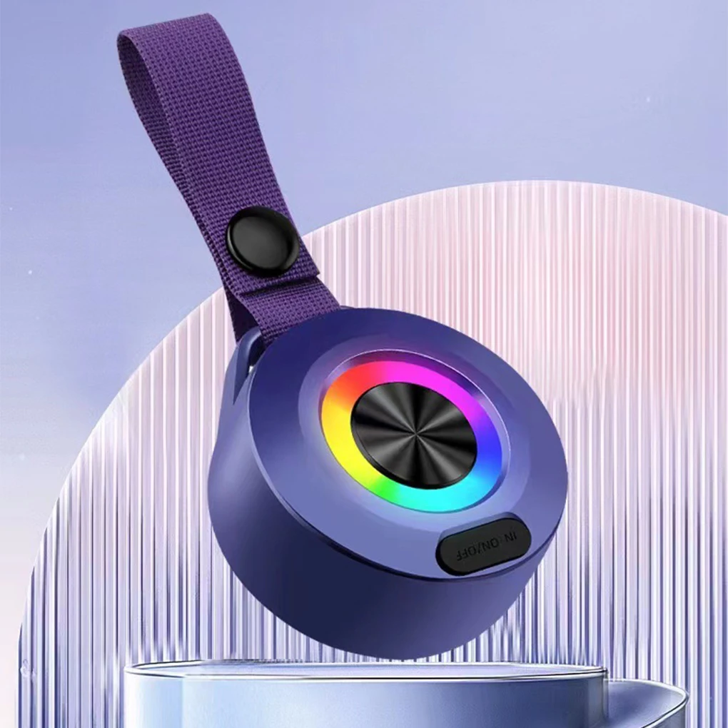 Беспроводной RGB-динамик Мини-колонки для ванной комнаты Водонепроницаемый