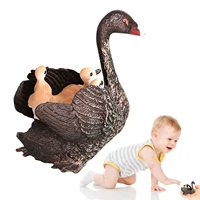 swan toys farm animals swan duck model action figures miniature cognition educational toy for children gift