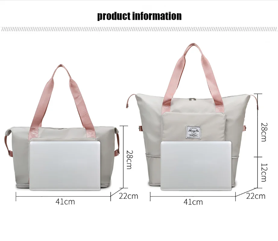 Travel Bag Women Duffle Shoulder Bag Large Multi-functional Bags For Girls Female Big Capacity Sports Storage images - 6