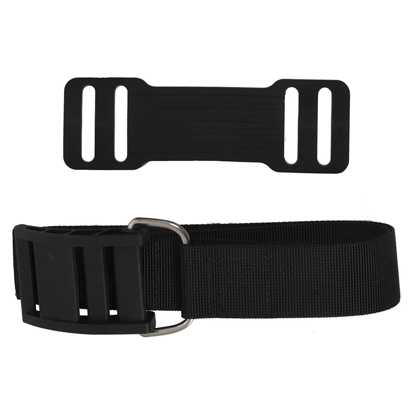 

New-4Pcs Scuba Diving Tank Strap BCD Tank Strap Band Weight Webbing Belt With Buckle Diver Equipment