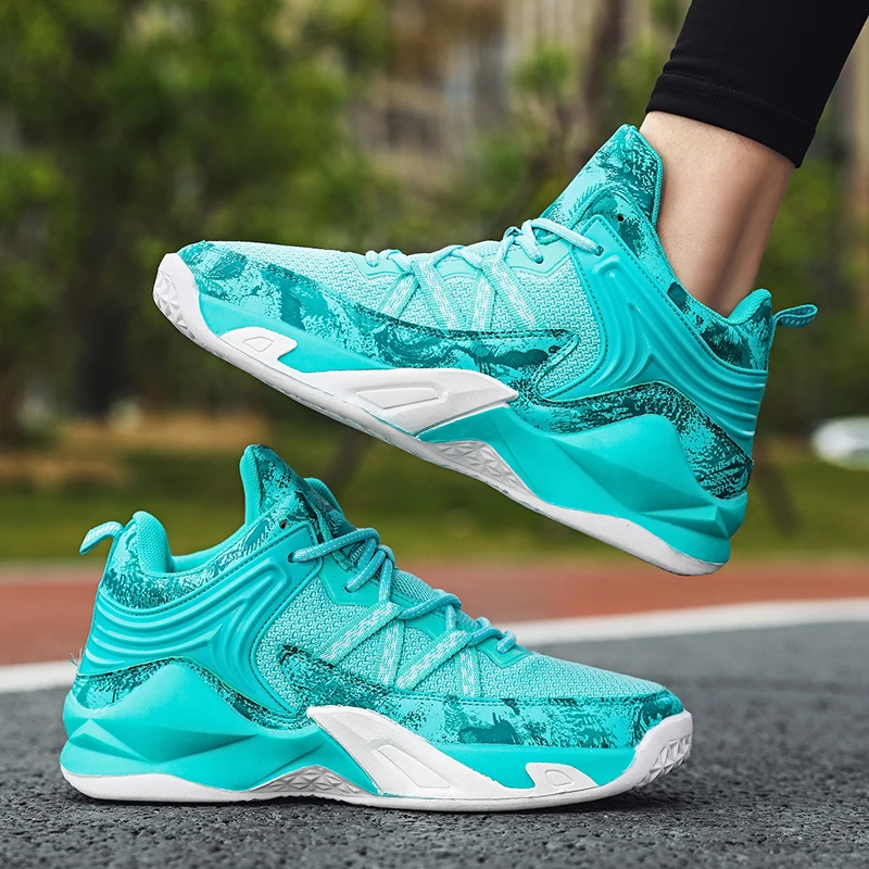 Brand Men's Basketball Shoes Non-slip Sports Shoes Comfortable Gym Training Athletic Shoes Boys Basketball Sports Tennis Shoes