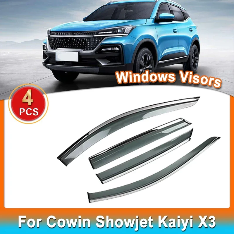 Для Cowin Showjet Kaiyi X3 Pro EMC Wave 3 2021 2022 2023 2024 Защитные козырьки для окон Дождь Защита