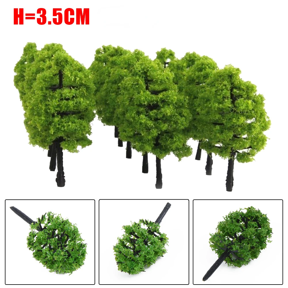 

30pc HO Scale Model Trees Train Railroad Micro Landscape Park Scenery Scale Tree Layout Diorama Wargame Scenery DIY Scene Making