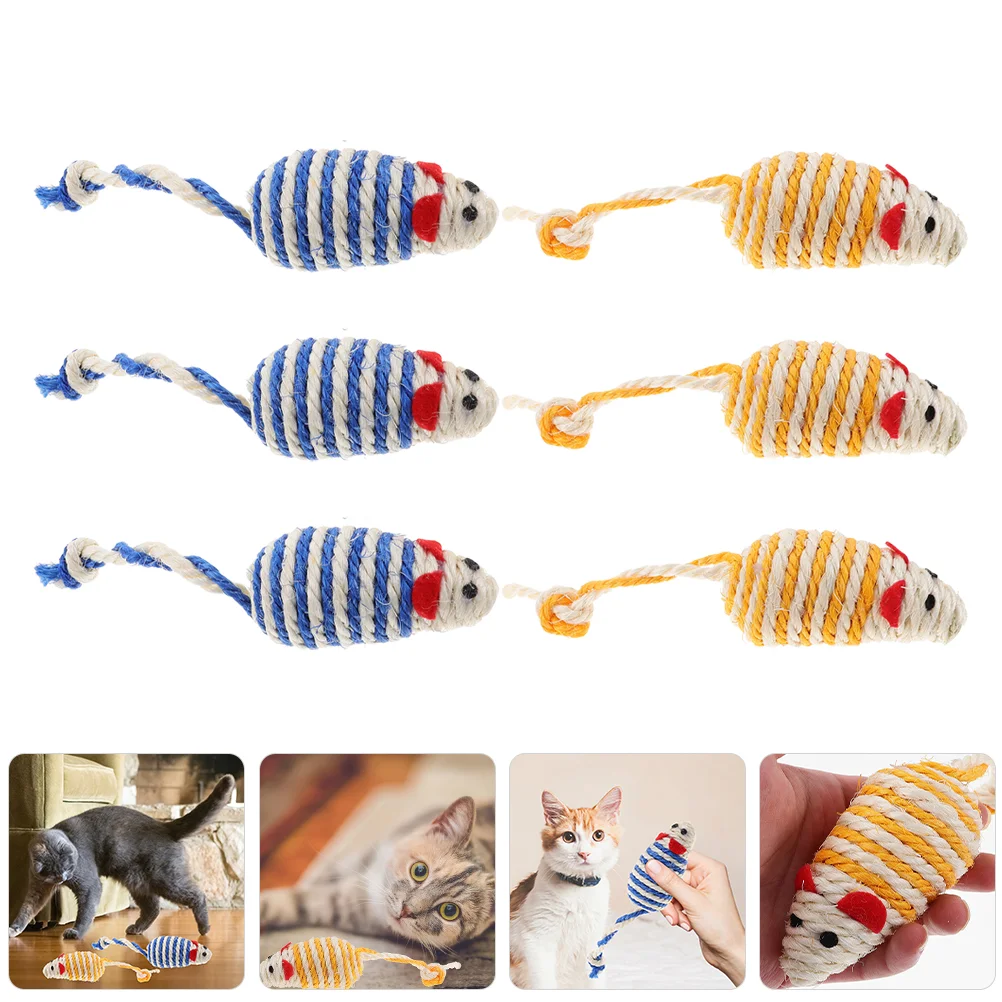 

Toy For Cats Toys Interactive Cute Small Catnip Mouse Kitten Indoor Pet Supplies
