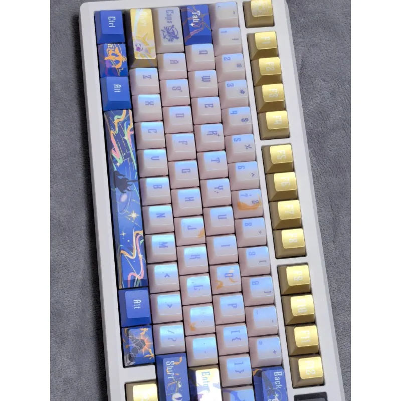 Honkai: Набор колпачков для клавиш Star Rail Sunday с индивидуальным вишневым профилем PBT