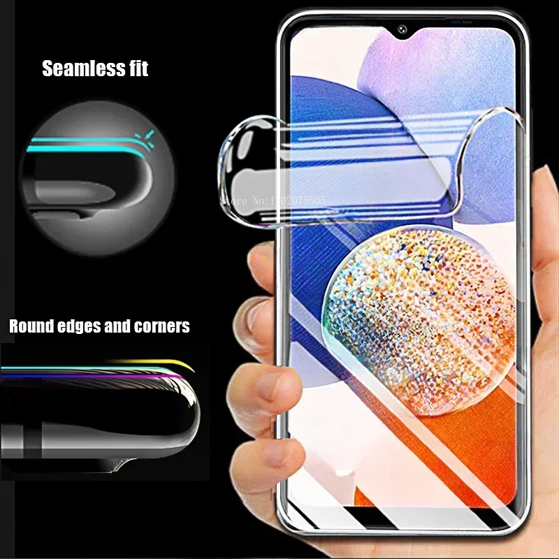 Мягкая Гидрогелевая пленка 4 шт. для Samsung Galaxy A 24 54 34 14 04s 03s 02s 73 53 33 23 13 4G