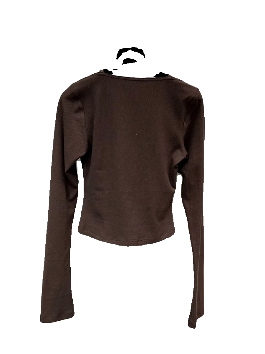 Gyaru Sle Сексуальная Лоскутная кружевная рубашка на бретельках с длинным рукавом