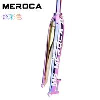 meroca mountain bike front fork ultralight hard fork m6 2627 5 29 inch pure disc brake a pillar bicycle universal accessories