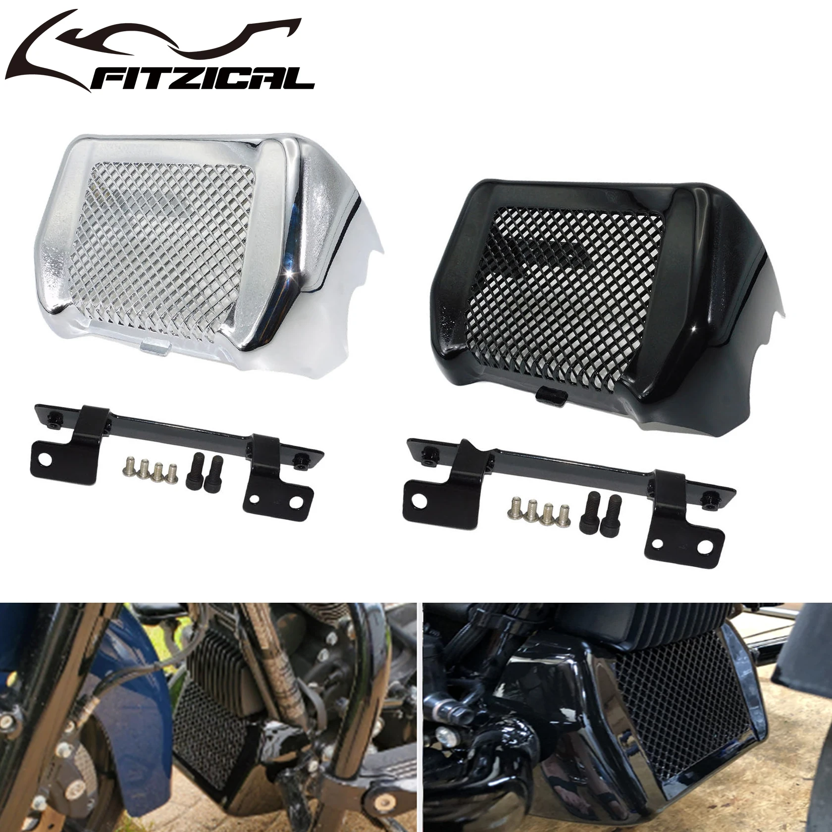 Cover Kit With Bracket For Harley Touring Street Road Glide Special Road King Flhr 2017-2022
