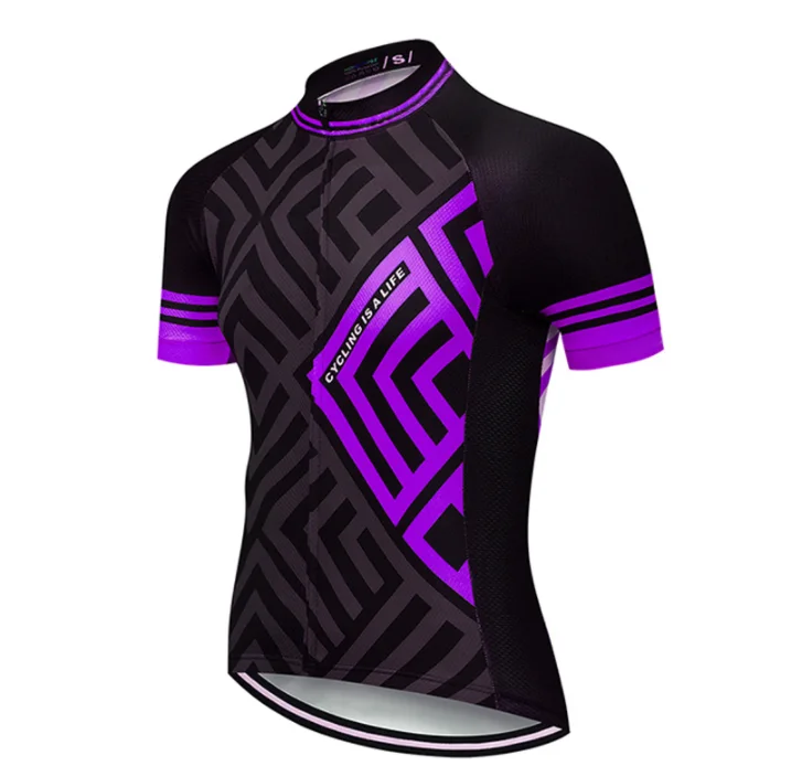 Professional Sublimation Transfer Blank Bicycling Mountain Bike Clothing Summer Short Sleeve Cycling Jersey Wear enlarge