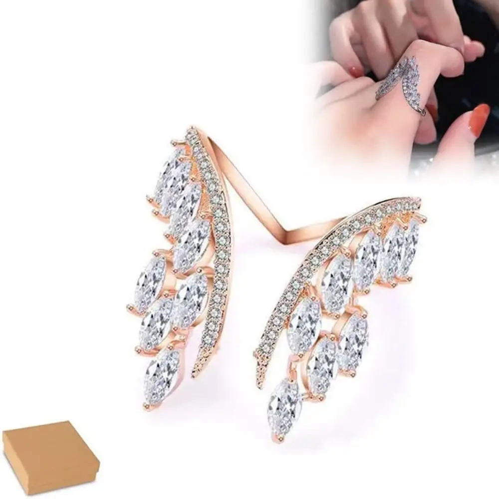 1 шт. браслет или 2 кольцо в форме крыльев комплект из манжеты браслета и кольца