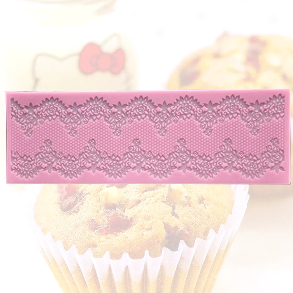 

Cake Mold Creative Rose Design Baking Mould Decorating Tool Silicone Flower Molds Fondant Lace