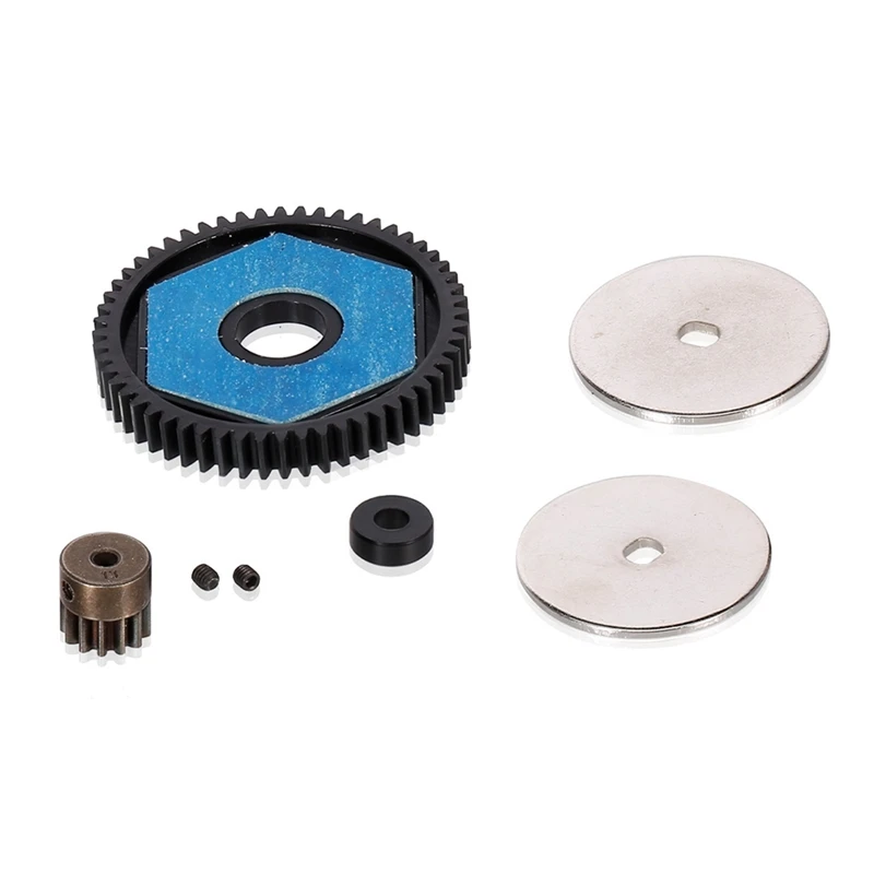 

56T Spur Gear 12T Motor Gear Gearbox Transmission Gears Set for 1/10 RC Crawler Car Axial SCX10 SCX10 II Upgrade Parts