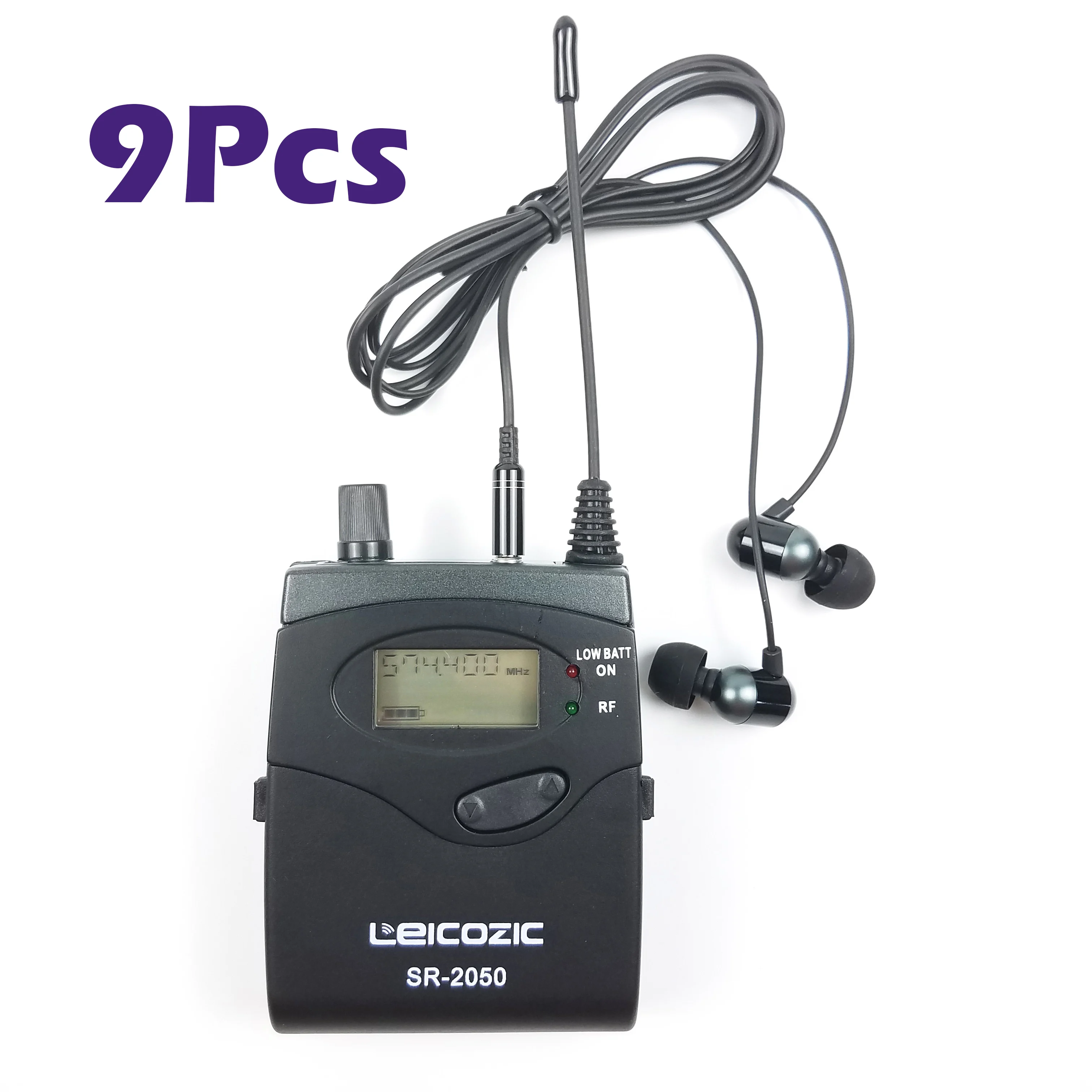 

Leicozic 9 Pcs Receivers For SR2050 IEM In-Ear Monitor System Professional Stage Return Audio Equipments Musical Instruments