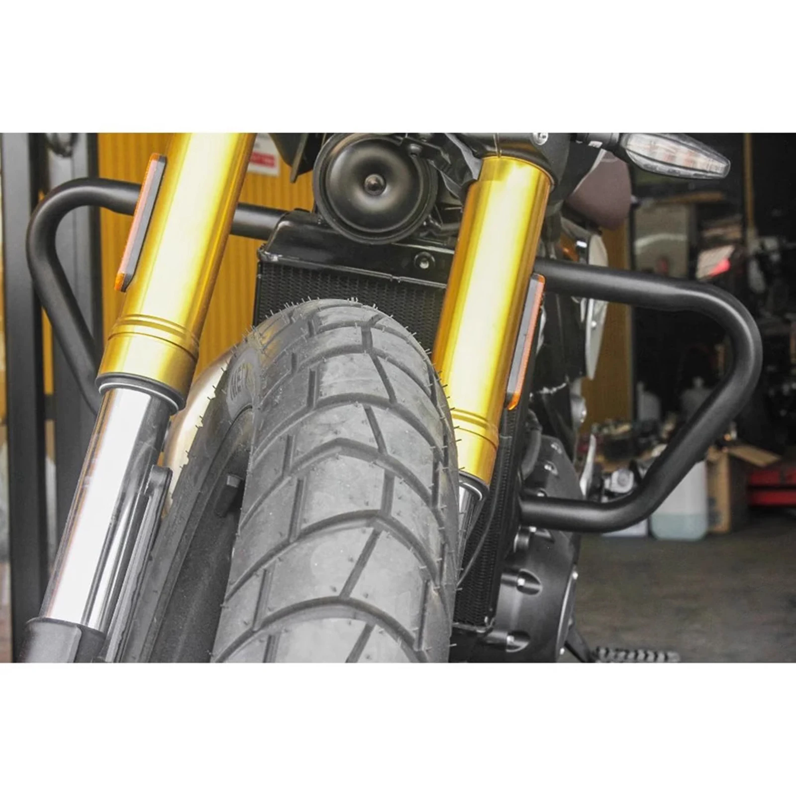 Передняя защита мотоцикла кронштейн бампера для Triumph Scrambler 400X Speed 400 2024-2025