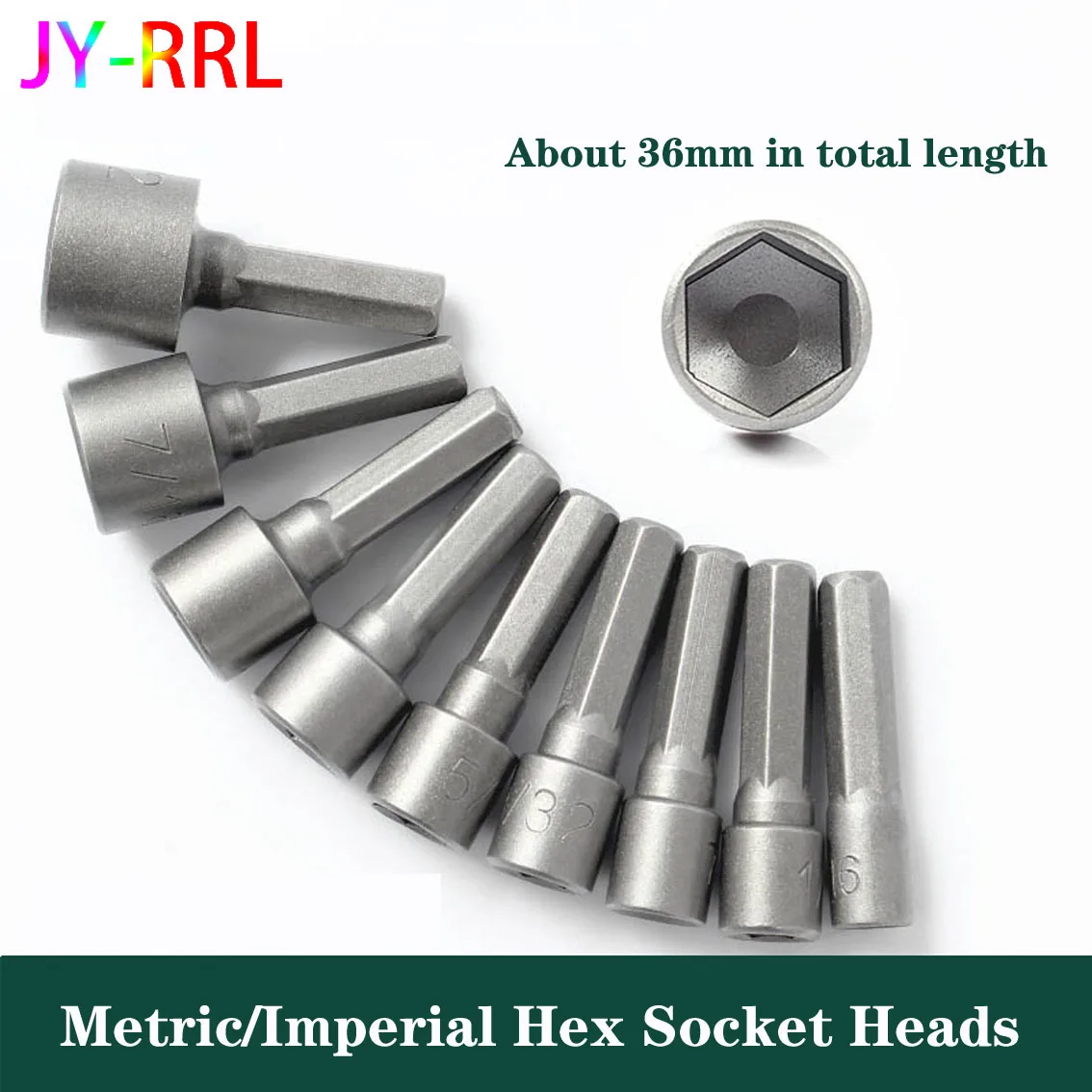 

1 pcs Metric Non Magnetic Hex Nut Screwdriver Bit Sleeve Electric Drill Impact Driver Hand Drill Kit Tool 36 Length 4-13mm