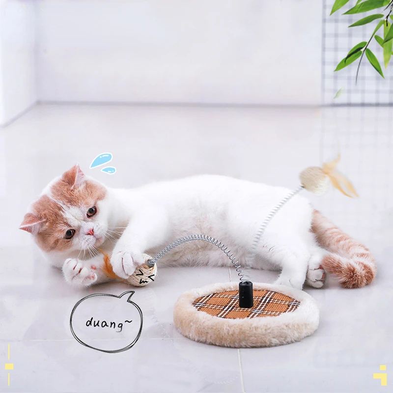 

Вращающаяся игрушка для кошек, животные, игрушки для домашних животных, забавное кресло для домашних животных, разумное сиденье для кошек