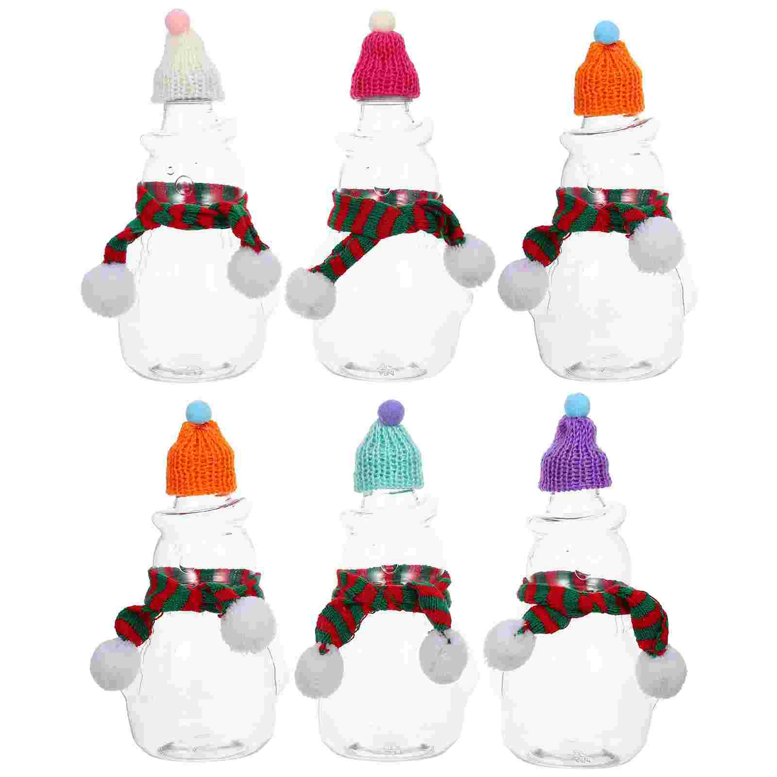 

Bottleschristmasbottlewater Beverage Drinkdrinking Party Containers Empty Snowman Tea Withclear Airtight Reusable Juicing Santa