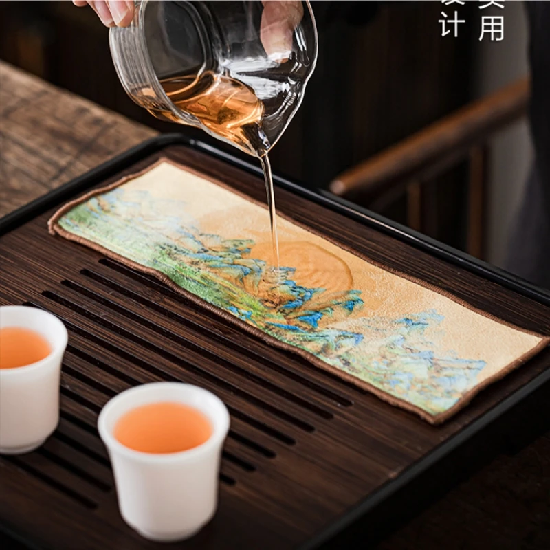 Zen Kung Fu Tea Cloth Absorbent Cotton Tea Cloth Cotton Line