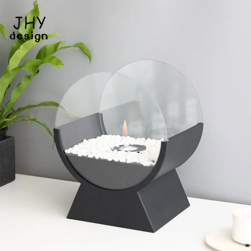 Круглая стеклянная настольная чаша для огня горшок 13 5 дюйма стандартное чистое