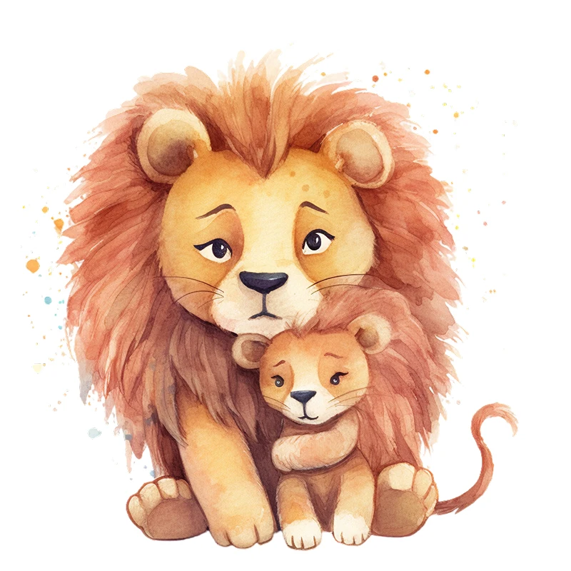 

ПВХ наклейка на стену мультяшные животные