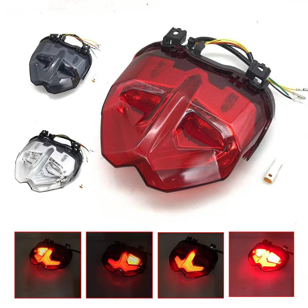 

Задний фонарь для мотоцикла, светодиодный для Yamaha MT-09 MT09 MT 09 2021 2022, модифицированные задние фонари, Тормозные сигналы, Встроенный задний фонарь