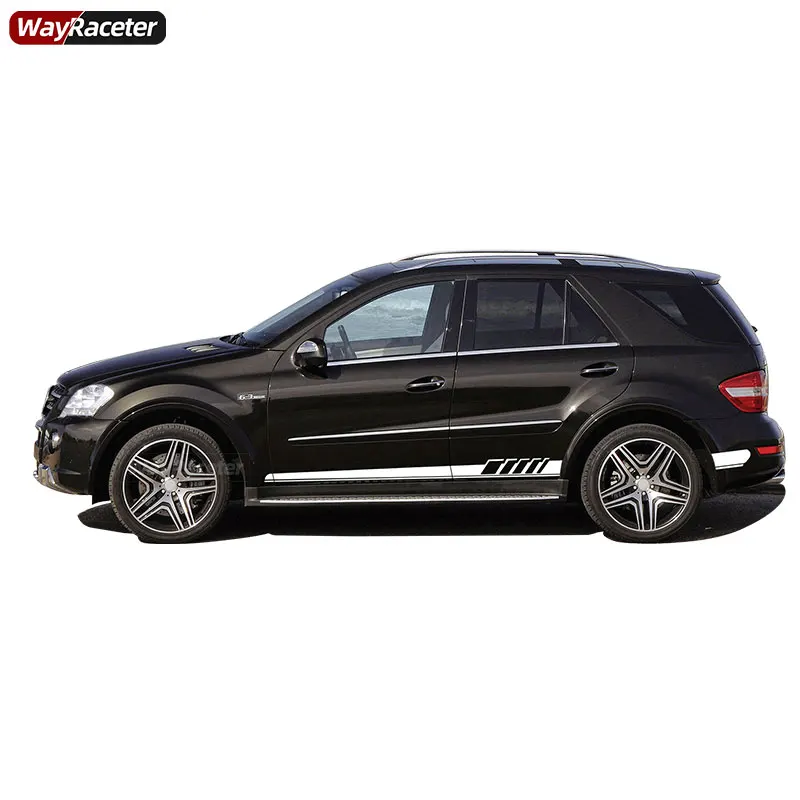 Наклейка с боковыми полосками 1 графическая наклейка для Mercedes Benz W166 W164 W163 ML класс