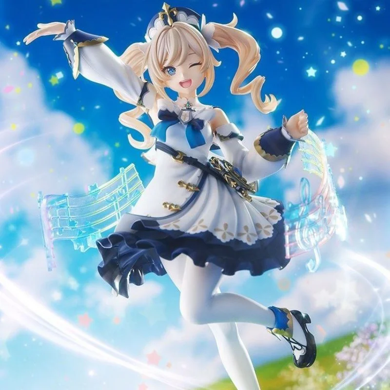 

20cm Genshin Impact Barbara Figure Toy Game Peripheral Model Anime Action Figure Cute Girl Doll Kawaii Christmas Decoration Gift