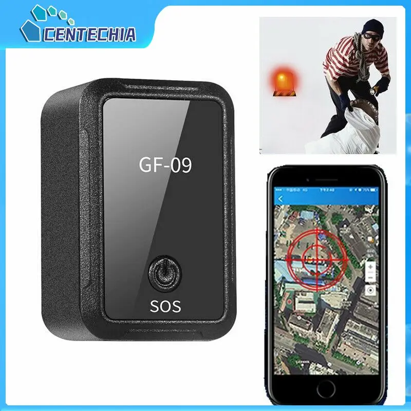 

New Mini GF-09 GPS Long Standby Magnetic SOS Tracking Device For Vehicle/Car/Person Location APP Control Tracker Locator System