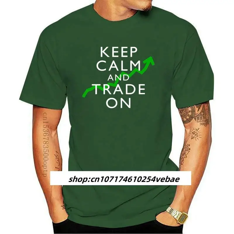 

Футболка с надписью Keep Calm и Trade On Shirt